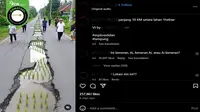 Cek Fakta: Tidak Benar dalam Video ini Jalan Rusak dan Berlubang Dijadikan Lahan Pertanian