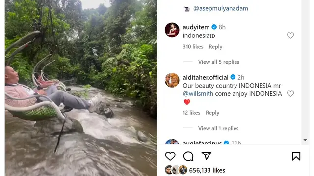 Will Smith Unggah Tempat Wisata di Sukabumi