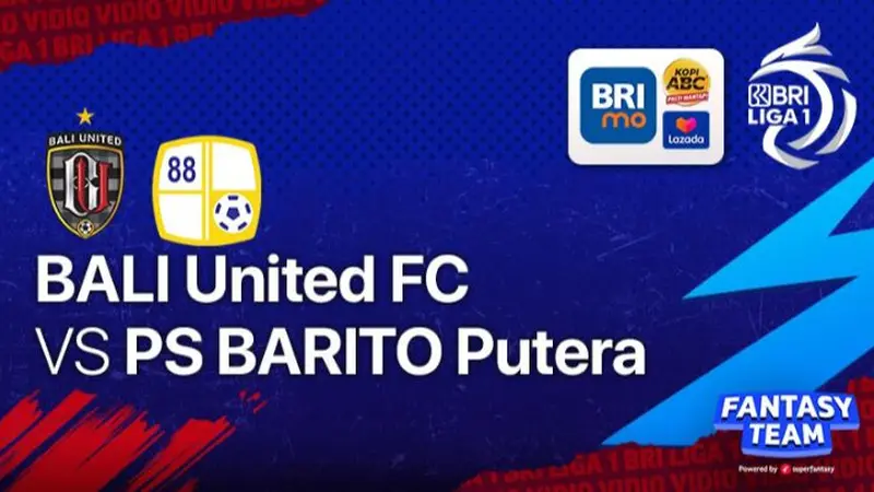 BRI Liga 1 Minggu, 9 Januari : Bali United Vs PS Barito Putera