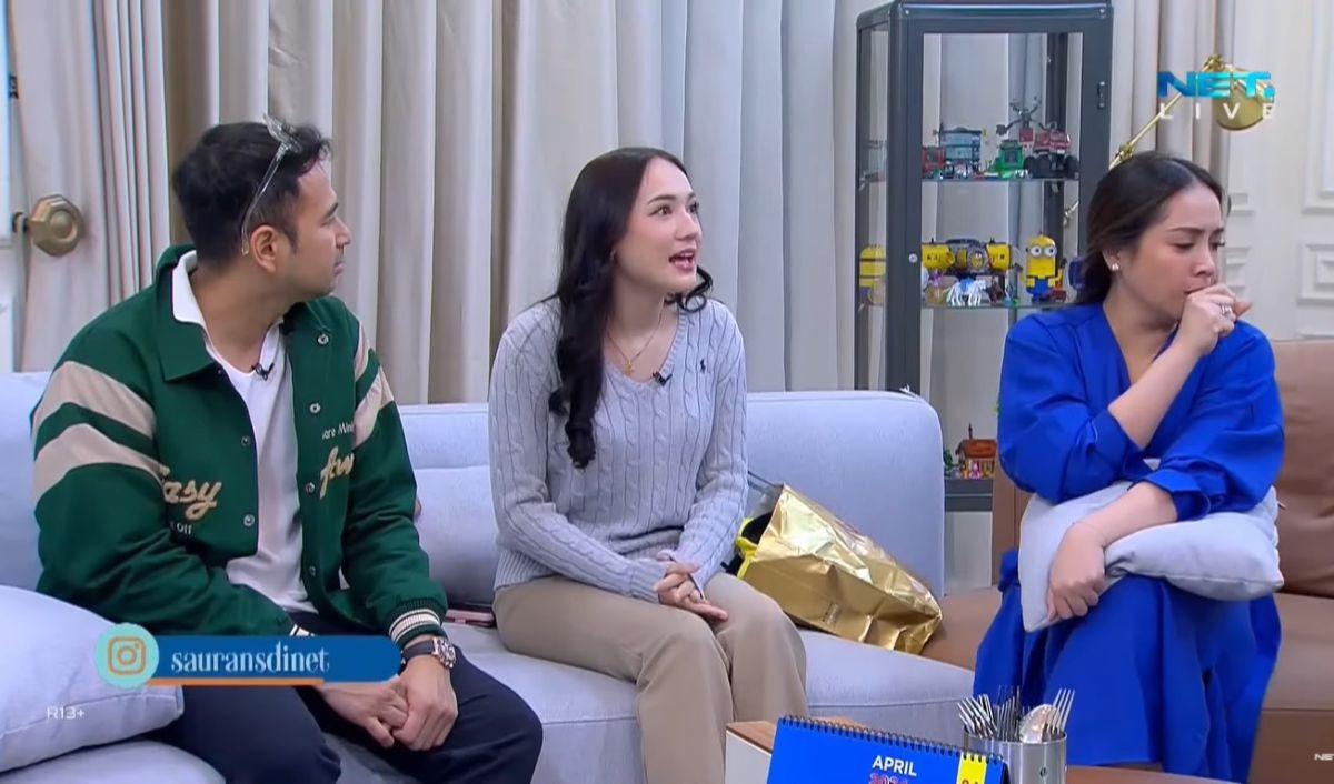 Kepada Laura Moane, Nagita menyebut jika tak biasanya Raffi Ahmad bilang ingin punya anak perempuan.<br>
