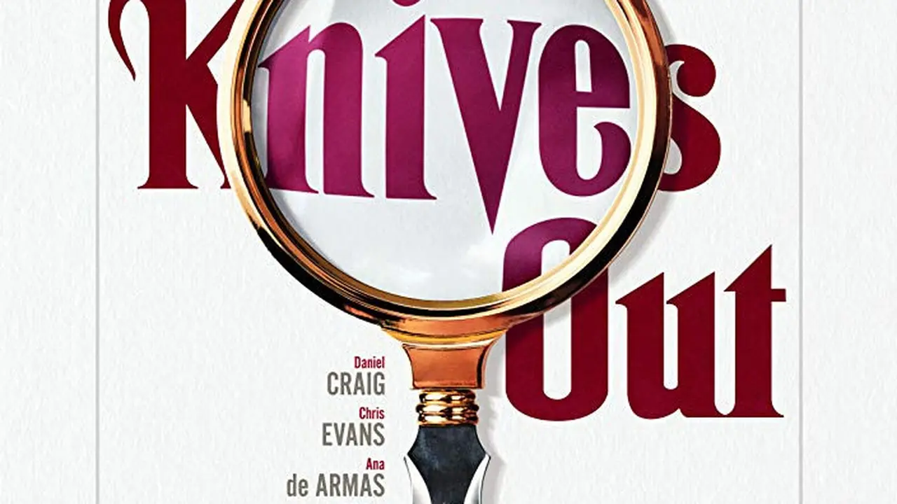 Poster alternatif film Knives Out.