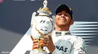 Menang Balapan, Lewis Hamilton Dedikasikan Trofi untuk Mantan