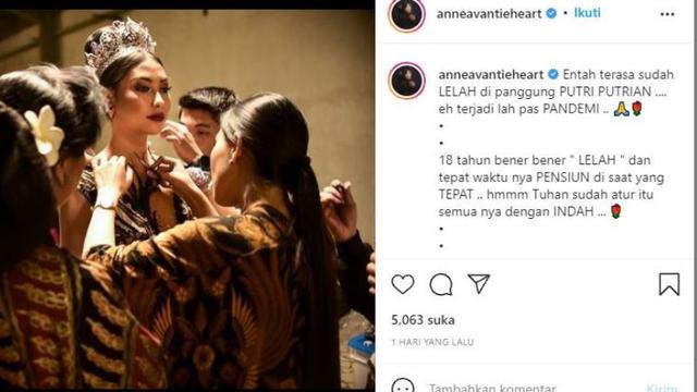 Anne Avantie Umumkan Pensiun Merancang Kebaya untuk Puteri Indonesia