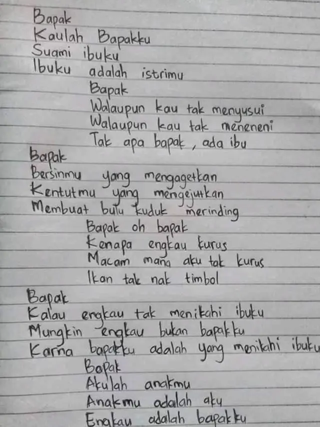 6 Puisi Anak SD untuk Orang Tua Ini Bikin Senyum