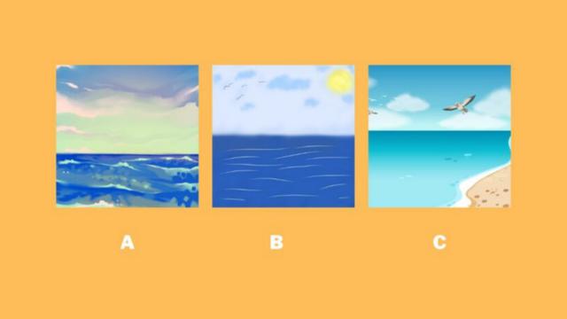 Uji kepribadian lewat gambar laut