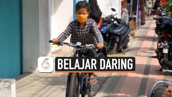 VIDEO: Hari ini Dimas Mulai Belajar Secara Daring