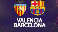 Liga Spanyol - Valencia Vs Barcelona. (Bola.com/Lamya Safadinata)