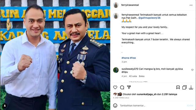 Ferry Irawan Ucap Syukur Usai Bebas dari Penjara Lewat Remisi HUT Kemerdekaan RI: Terima Kasih untuk 7 Bulan Terakhir