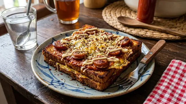 Resep Roti Bakar Sosis Pedas yang Renyah Anti Gagal