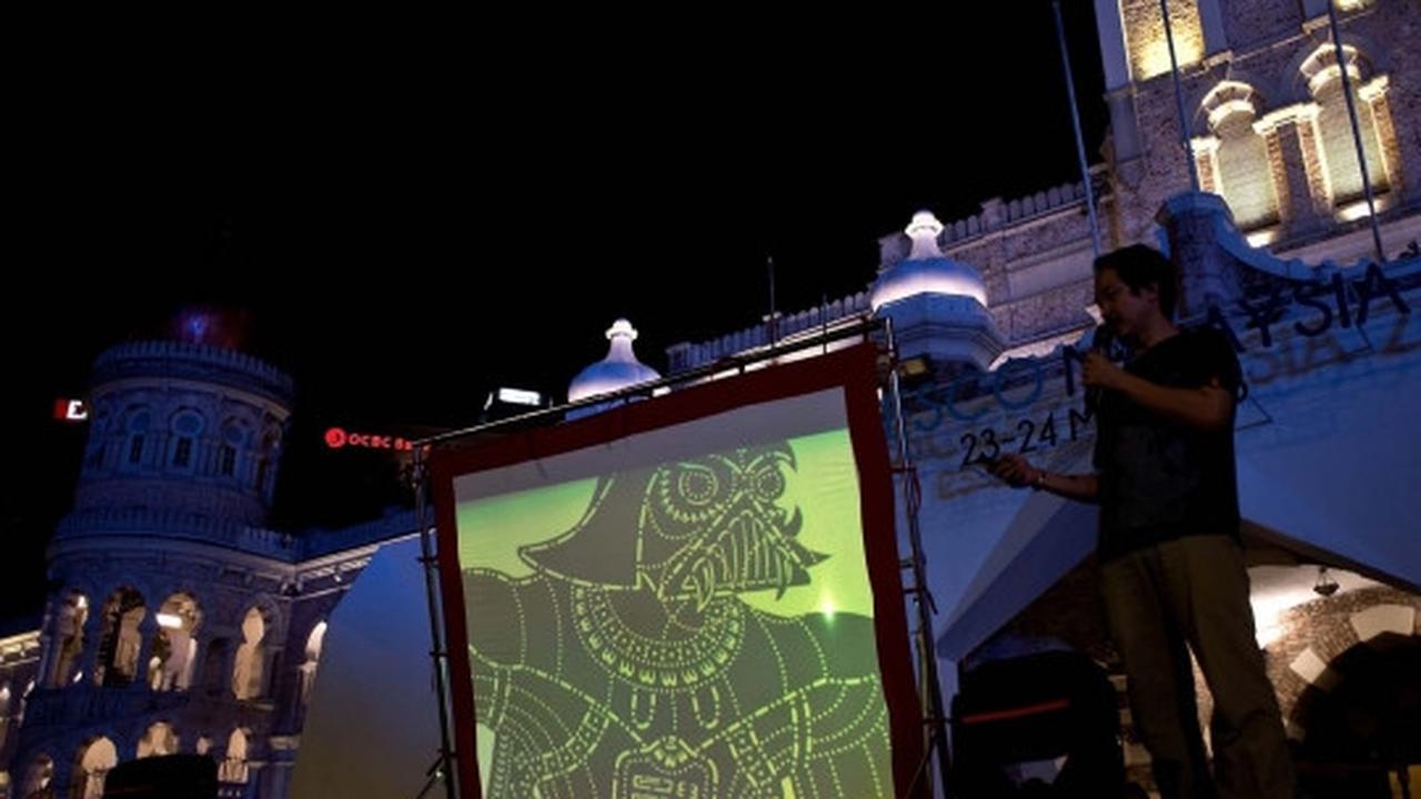 Intip dalang Malaysia gelar pertunjukan wayang Star Wars