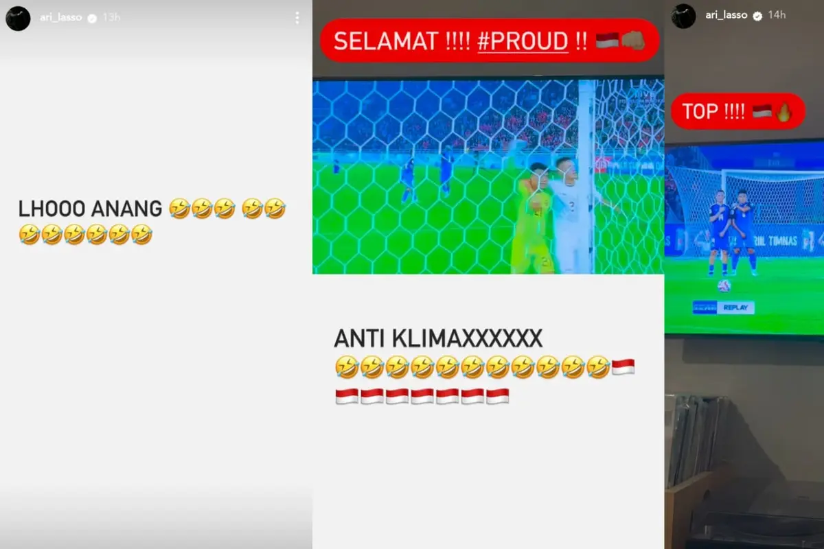 Kemunculan Anang dan Ashanty di GBK Usai Laga Indonesia vs Filipina Tidak Hanya Membuat Suporter Terkejut, Ari Lasso pun Tak Kalah Syok! (instagram.com/ari_lasso)