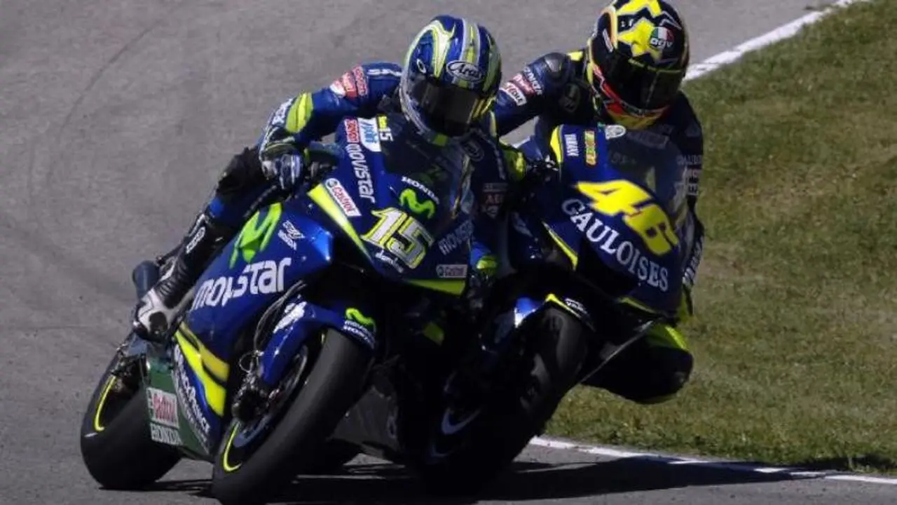 Valentino Rossi dan Sete Gibernau