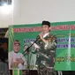 Bupati Tegal Ki Enthus Susmono yang juga dikenal sebagai dalang menolak sekolah 5 hari untuk masa depan generasi penerus bangsa. (Liputan6.com/Fajar Eko Nugroho)