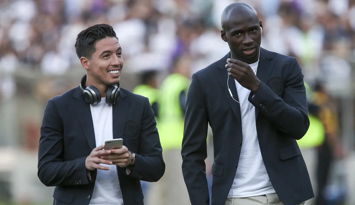 Sebelum pensiun, Nasri memang tak memiliki tim selama satu tahun penuh usai dilepas Anderlecht. Wajar jika ia kondisi tubuhnya mengalami perubahan. (AFP/Ringo Chiu)