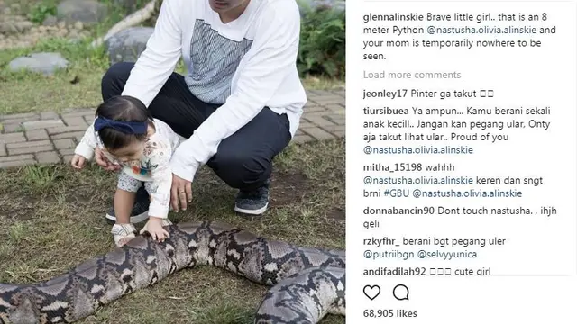 Glenn Alinskie dan Nastusha Olivia Alinskie