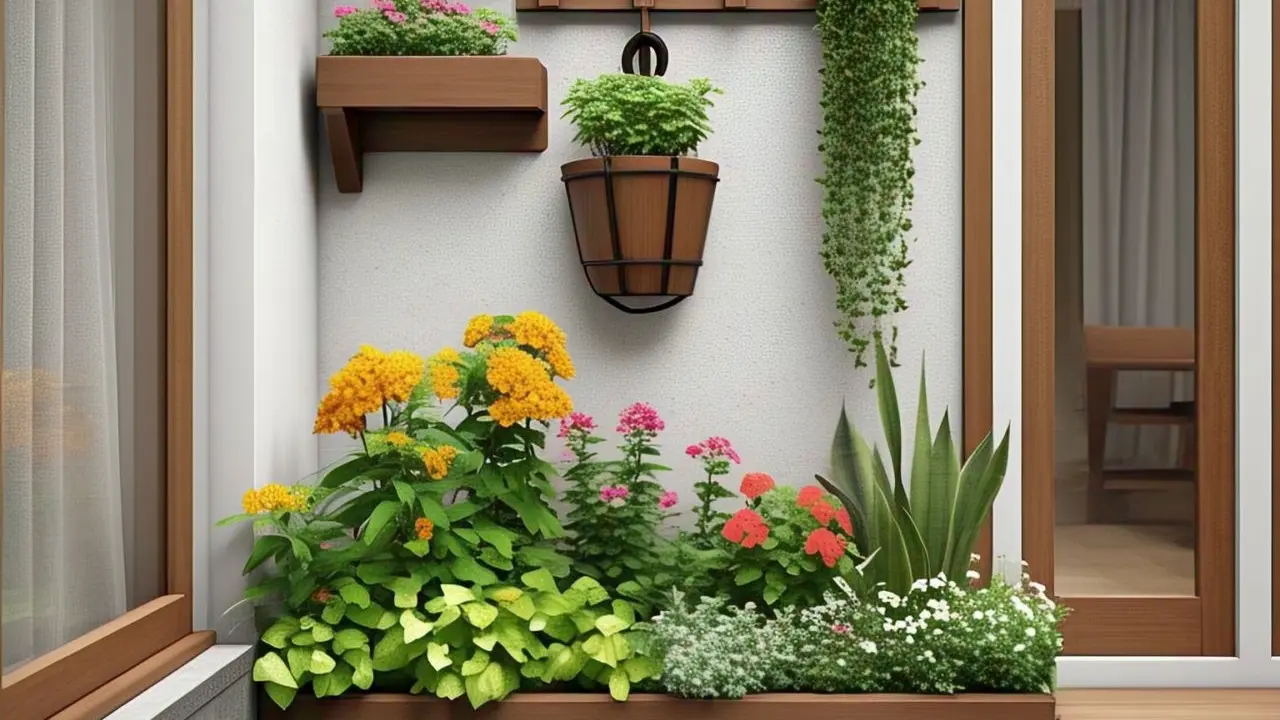 Desain Rumah Lantai 1 dengan Taman Kecil