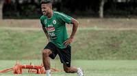 Wander Luiz mengikuti sesi latihan untuk pertama kali di PSS Sleman pada Senin (27/12/2021). (Dok. PSS Sleman)