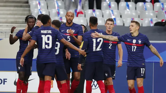 Prancis Menang Besar Atas Ukraina 7-1