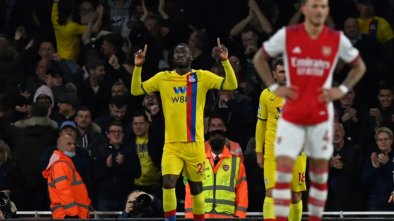 Foto: Gol Injury Time Alexandre Lacazette Hindarkan Kekalahan Arsenal dari Crystal Palace di Pekan ke-8 Liga Inggris 2021 / 2022