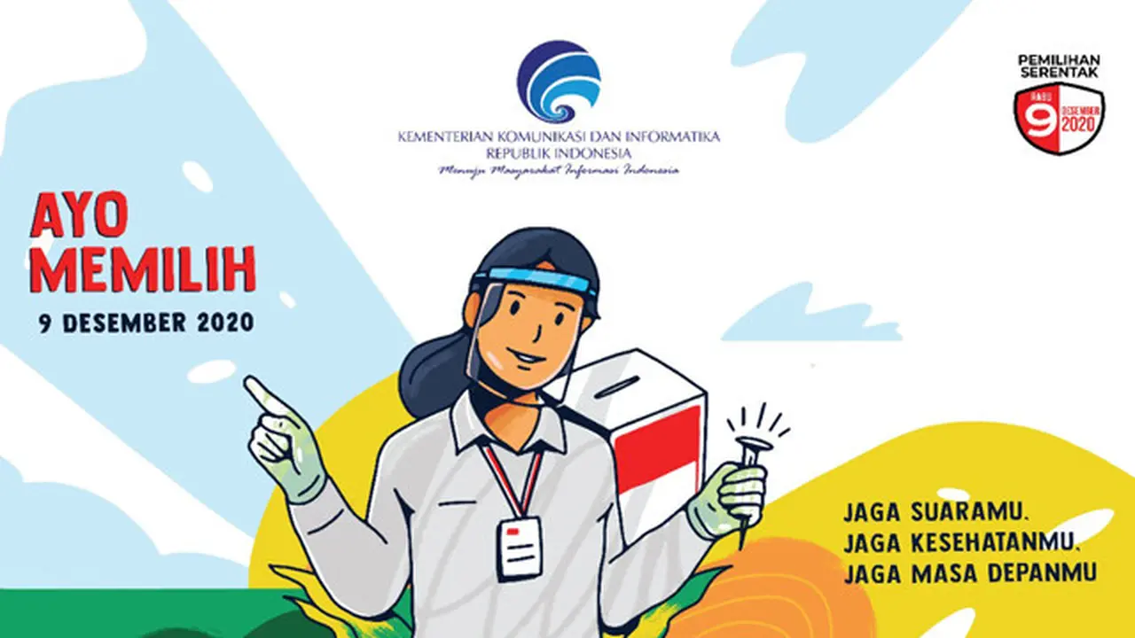 Ayo ke TPS Rayakan Demokrasi dengan Protokol Kesehatan