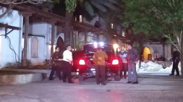 Pimpinan pks di rumah Maher Algadri. (Merdeka.com)