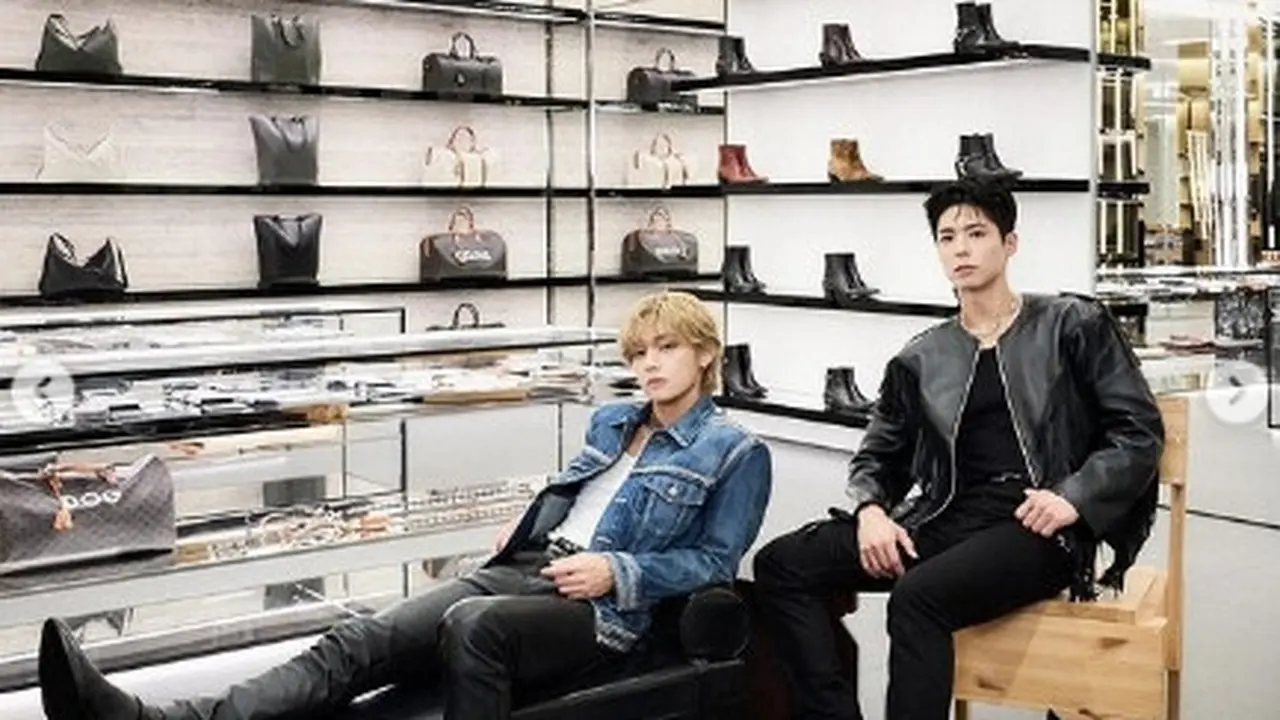 V BTS dan Park Bo Gum Hadiri Acara Celine di Tokyo, Yuk Sontek Gayanya