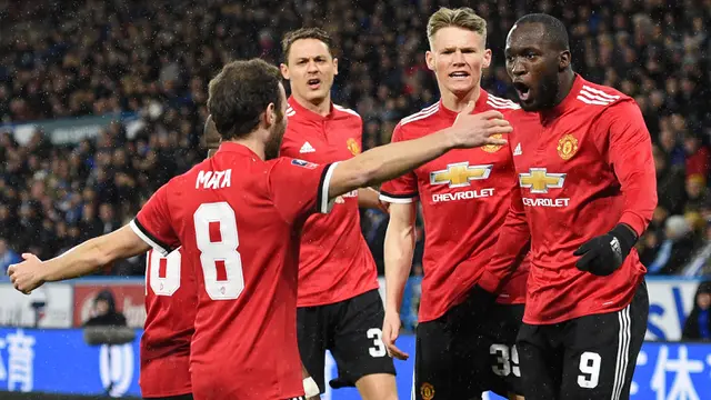 Manchester United, Huddersfield Town, Piala FA