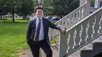 Foto pada 24 Agustus 2017 memperlihatkan Ethan Sonneborn dari Bristol, Vermont. Remaja 14 tahun itu mencalonkan diri untuk nominasi partai Demokrat dalam pemilihan gubernur Vermont pada 14 Agustus 2018. (Glenn Russell/The Burlington Free Press via AP)