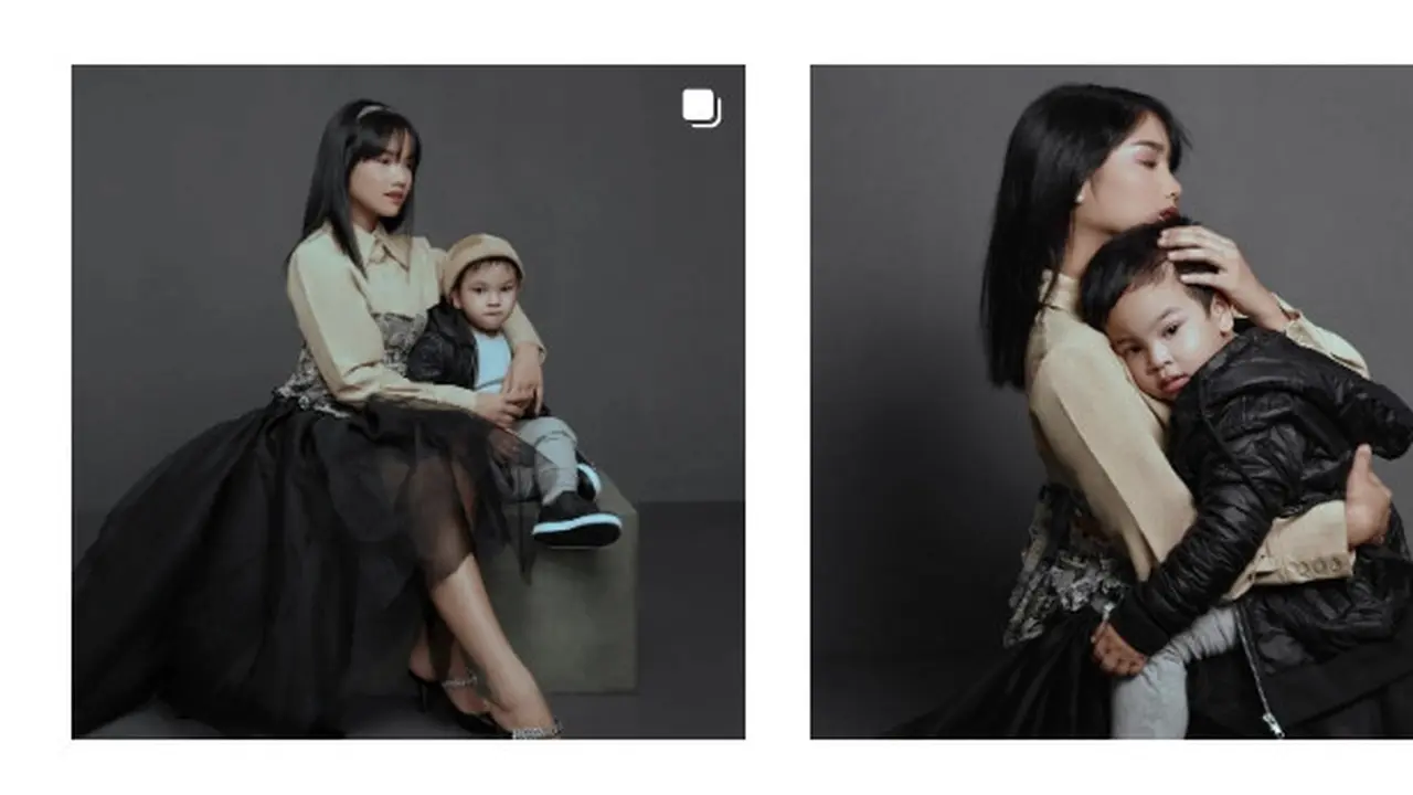 Pose elegan Fuji An dan Gala Sky di photoshoot terbaru (Foto: Instagram @fuji_an/@mariophotographie)