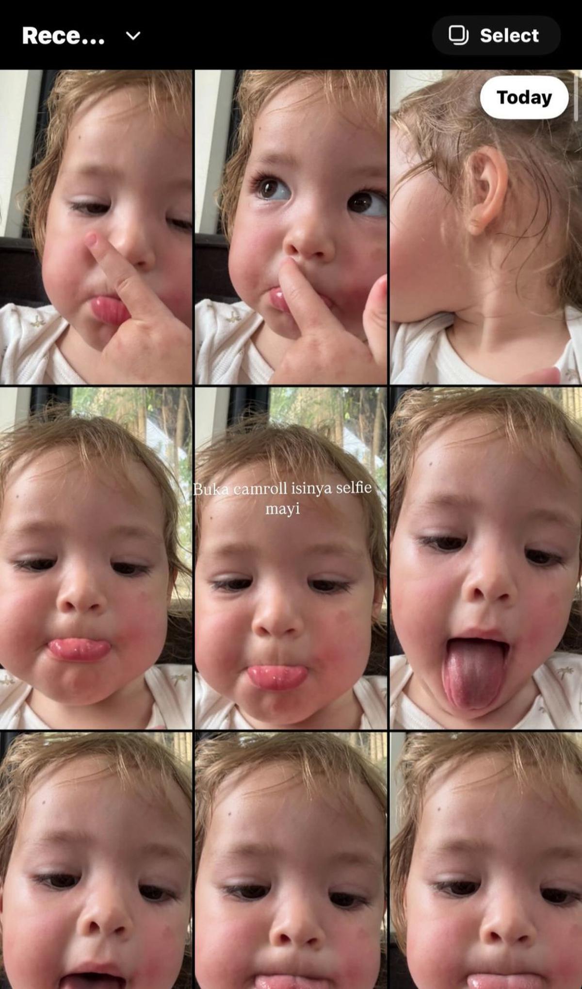 Gemes Banget! Deretan Selfie Lucu Kamari, Anak Jennifer Coppen yang Bikin Netizen Meleleh