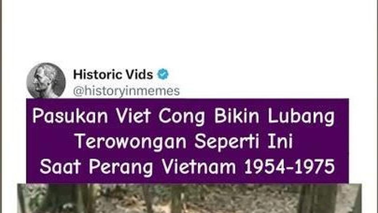 Pasukan Viet Cong Bikin Lubang Terowongan Seperti Ini Saat Perang Vietnam 1954-1975