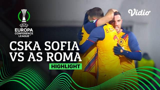 Berita video highlights laga matchday 6 Grup C Europa Conference League 2021/2022, CSKA Sofia vs AS Roma, yang berakhir dengan skor 2-3, Jumat (10/12/2021) dinihari WIB.