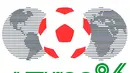 Logo Piala Dunia 1986 di Mexico. Hampir sama di Mexico 1970. Logo utama bola besar dengan tulisan Mexico dibawahnya. Kali ini, warna hijau melambangkan salah satu unsur bendera mexico (Istimewa)