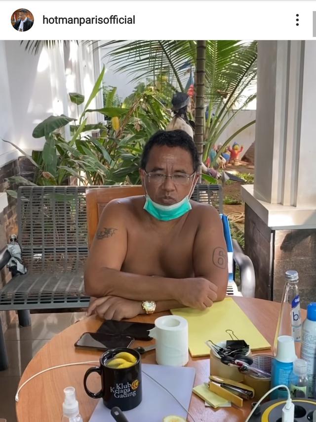 Unggahan Hotman Paris. (Foto: Instagram @hotmanparisofficial)