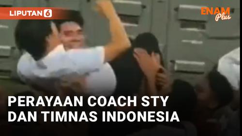 VIDEO: Heboh! Timnas Indonesia dan Shin Tae Yong Rayakan Kelolosan ke Piala Asia 2023