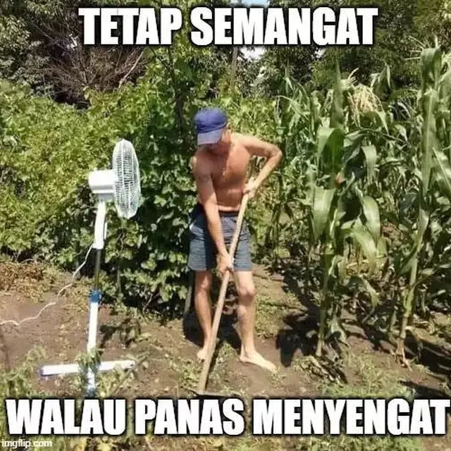 8 Meme Kocak Cuaca Panas Ini Nyata Banget, Hawanya Bikin Emosi