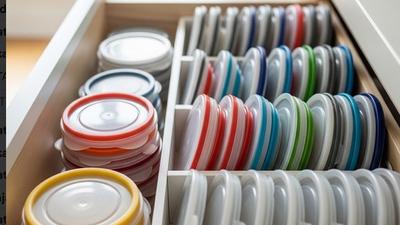 10 Cara Menata Tutup Wadah Makanan agar Tidak Hilang, Bikin Dapur Lebih Terorganisir