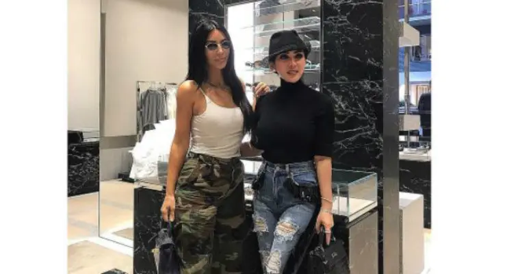 Syahrini dan Kim Kardashian