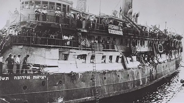 SS Exodus pada 1947 (Frank Scherschel / Wikimedia Commons)