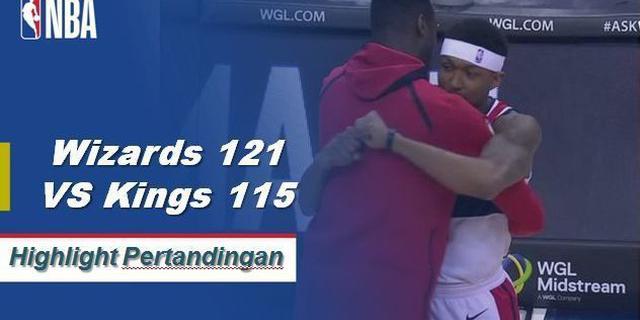 Cuplikan Hasil Pertandingan NBA : Wizards 121 VS Kings 115