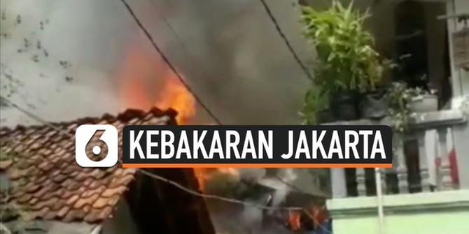 VIDEO: Kebocoran Gas Penyebab Kebakaran di Ulujami