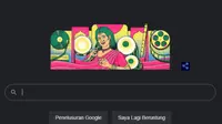 Google Doodle Ellya Khadam. Dok: Google