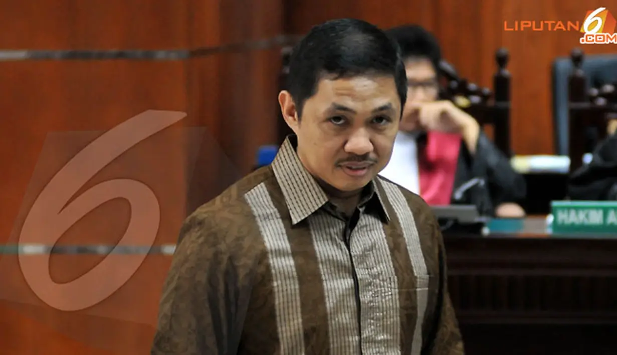 Presiden PKS, Anis Matta menjadi saksi pada sidang lanjutan kasus dugaan suap impor daging sapi dengan terdakwa Luthfi Hasan Ishaaq di Pengadilan Tipikor. (Liputan6.com/Abdul Aziz Prastowo)