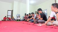 Persijap menggelar sarasehan di Bulan Ramadan, Senin (5/6/2017). (Bola.com/Ronald Seger)