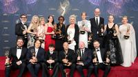 Para pemenang Emmy Awards 2025. (Amy Sussman / GETTY IMAGES NORTH AMERICA / Getty Images via AFP)
