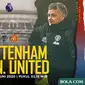 Premier League - Tottenham Hotspur Vs Manchester United - Head to Head Pelatih (Bola.com/Adreanus Titus)