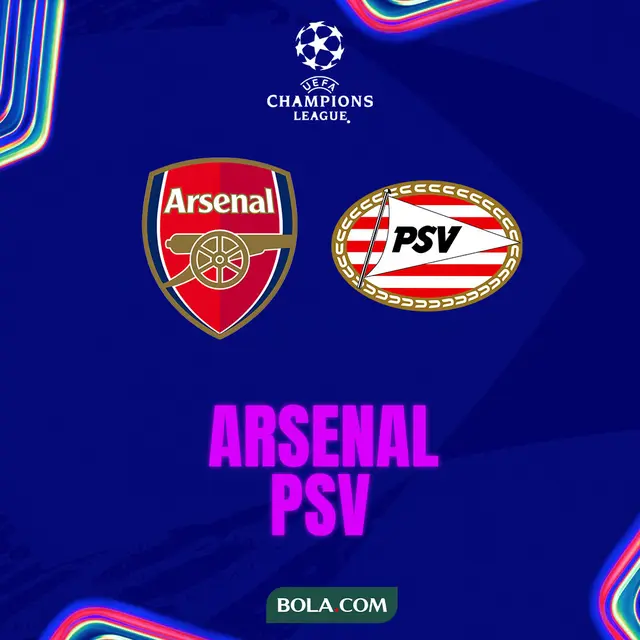 Liga Champions - Arsenal Vs PSV