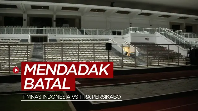 VIDEO: Tidak Dapat Izin, Timnas Indonesia Mendadak Batal Hadapi Tira Persikabo