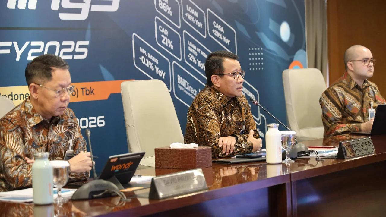 Raup Laba Rp20 Triliun, BNI Catat Fundamental Solid dan Likuiditas Kuat Sepanjang 2025