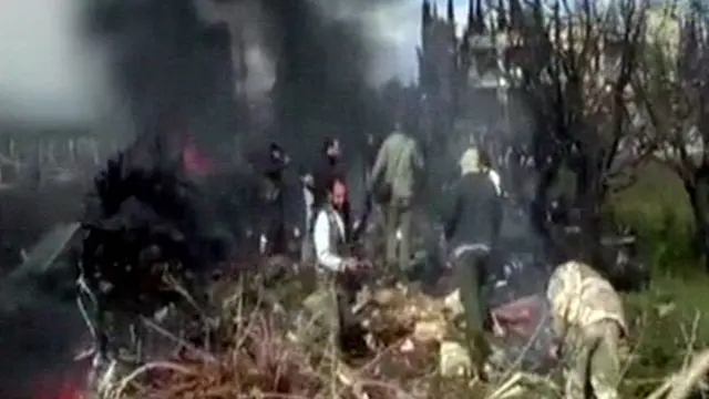 Oposisi Suriah Tembak Helikopter Pemerintah